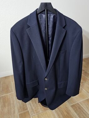 Michael Kors Men's Navy Two-Button Sport Coat 48R
